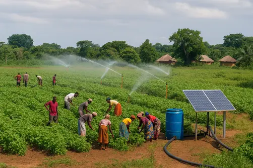 Solar Sprinkler Irrigation Project — Sawula